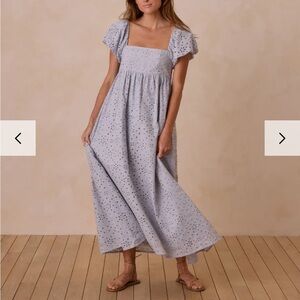 Rylee & Cru Light Blue Oceane Dress